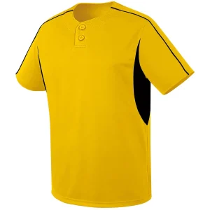 4012 Two Button League Performance Baseball Jersey ADULT