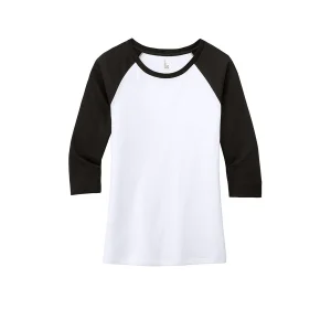 9365 Crush 3/4 Sleeve Colorblock Tee WOMEN'S